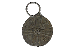 Zum Ende des I. Wletkrieges gab es nur noch Orden aus Eisen (Vorderseite)