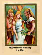 Altgermanische Trauung 8 n. Chr.