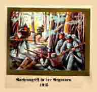 Nachtangriff in den Argonnen. 1915